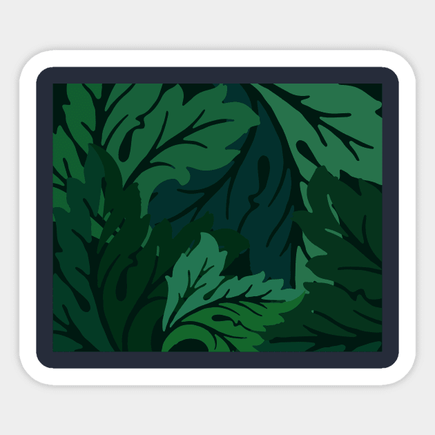 Leaves Sticker by SanjStudio